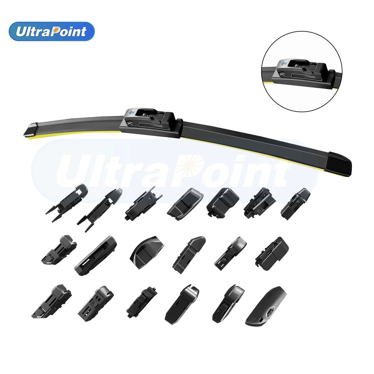 Lưỡi gạt nước đa chức năng kiểu nhấn/không khung/kết hợp